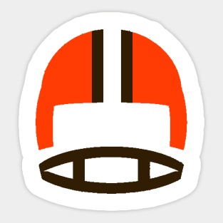 Retro Cleveland Football Helmet Sticker